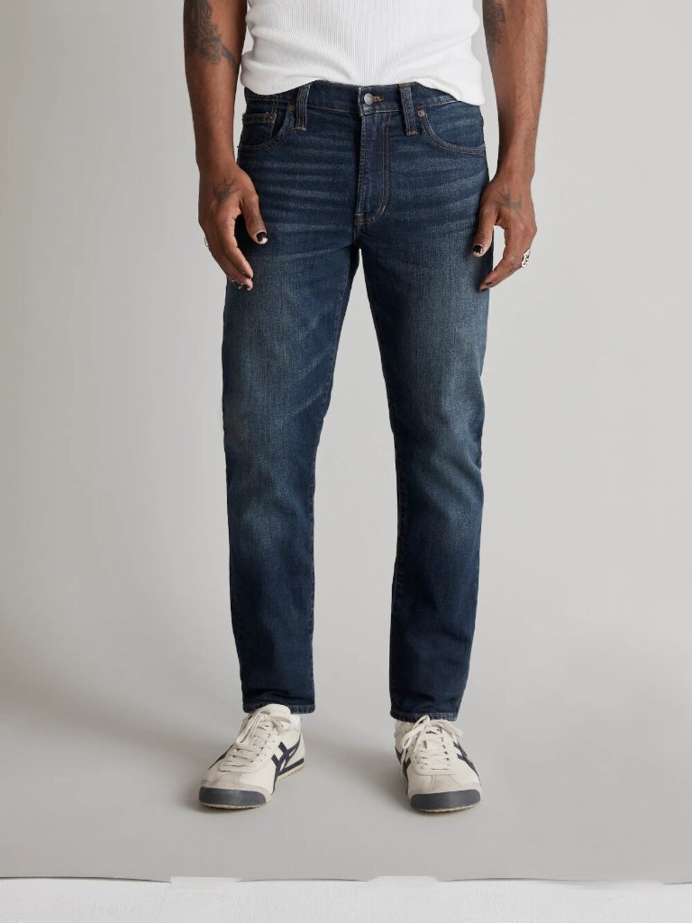 NWOT Madewell Athletic Slim Jeans Dark Wash